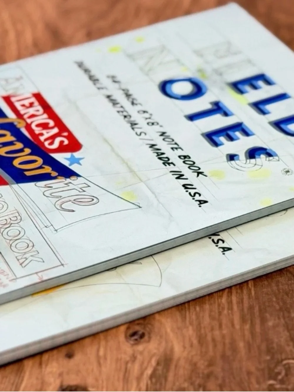 Field Notes notebooks white